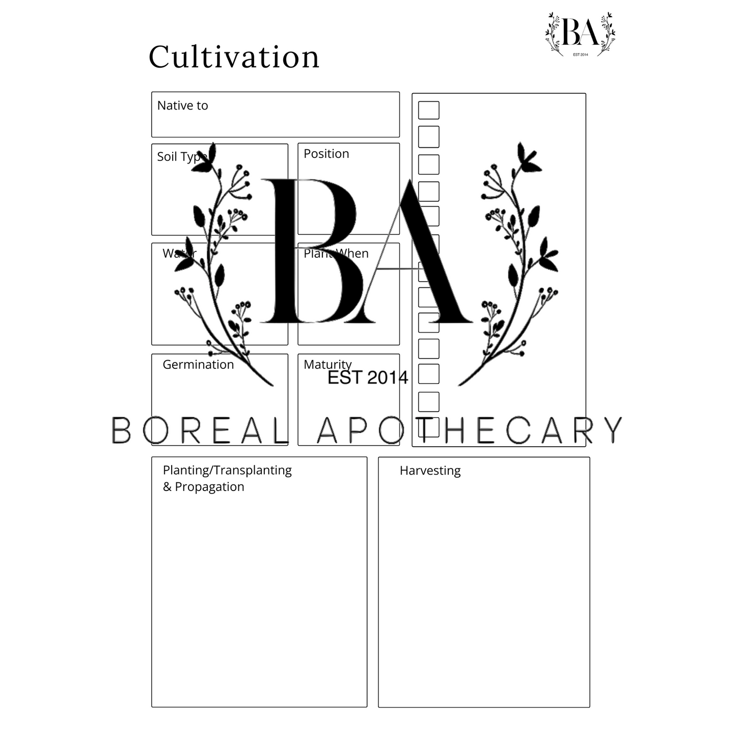 Plant Wisdom & Herbal Practice Journal