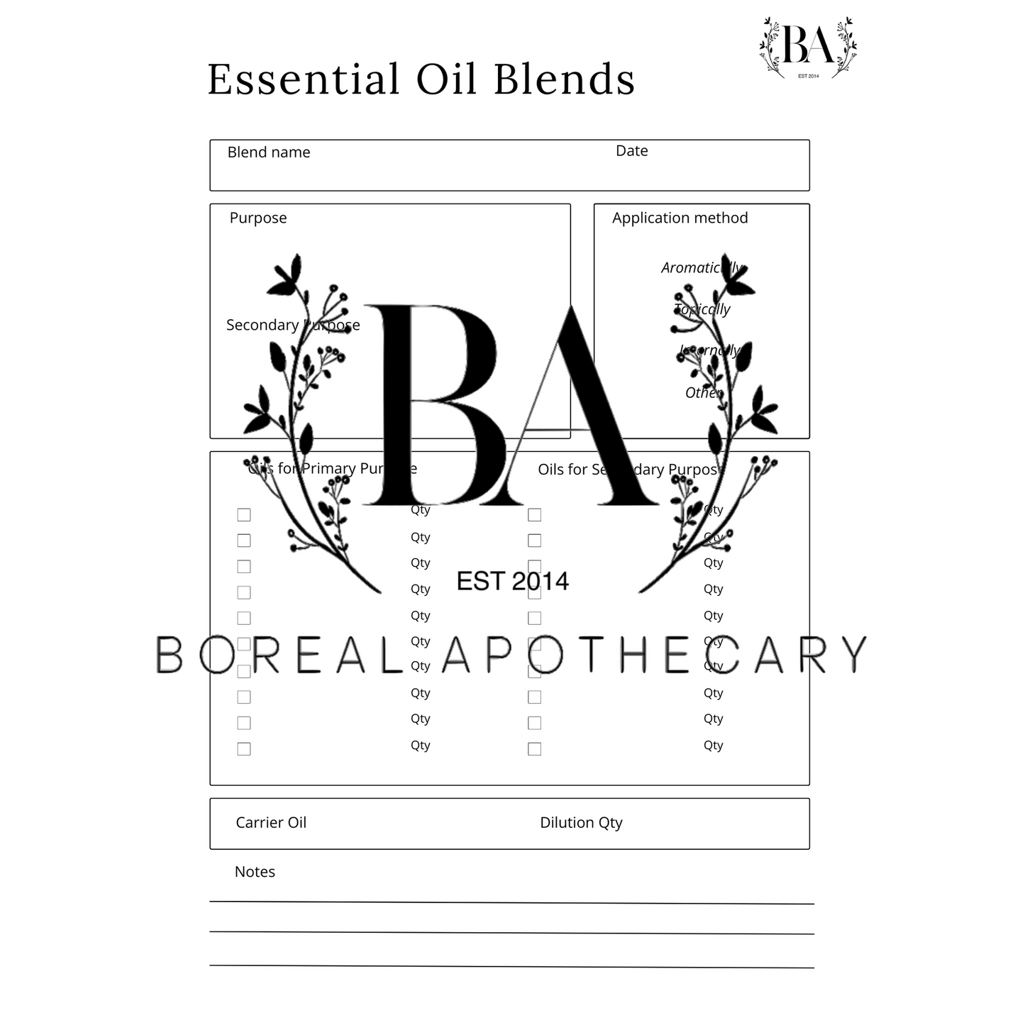 Plant Wisdom & Herbal Practice Journal