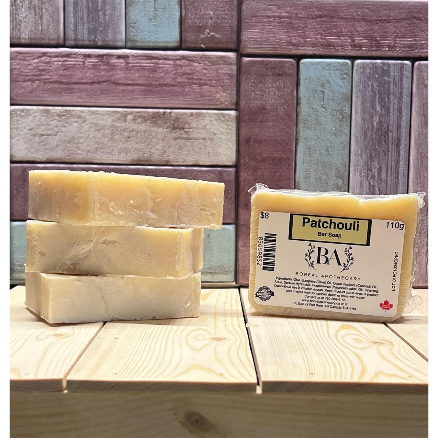 Savon en barre au patchouli