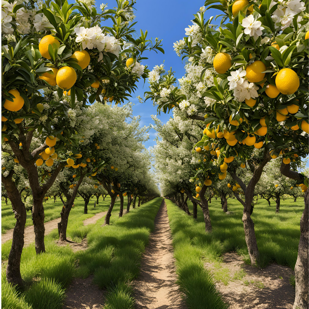 Huile parfumée de verger d’agrumes