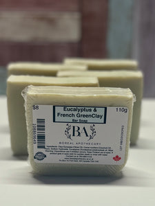 Eucalyptus & Green French Clay Bar Soap