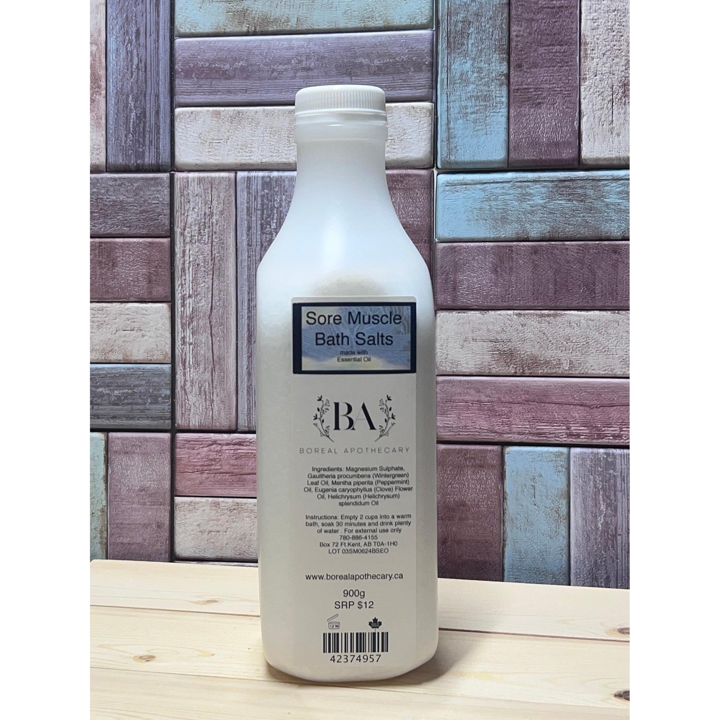 Sels de bain pour les muscles endoloris