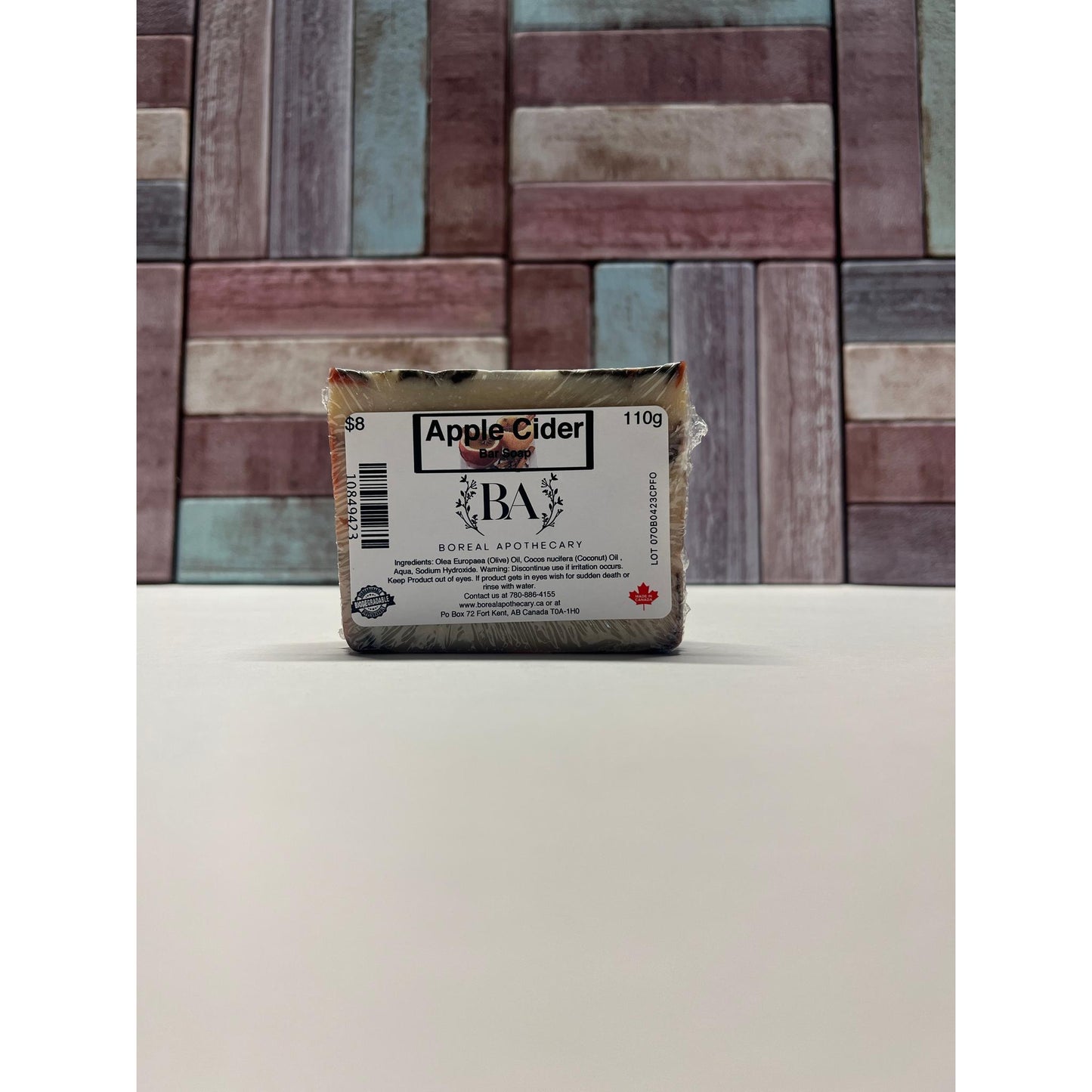 Savon en barre au cidre de pomme