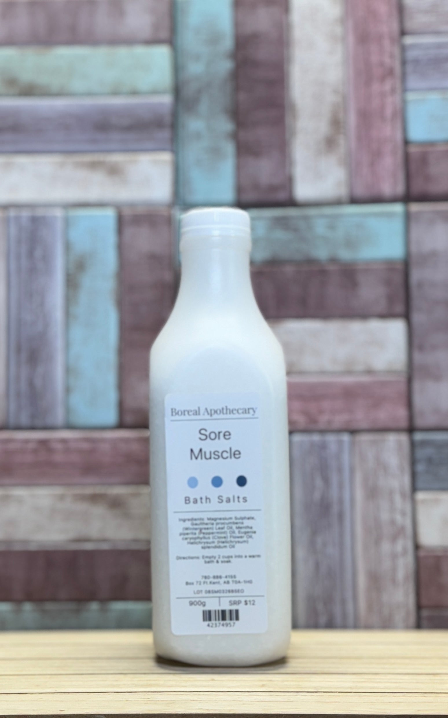 Sels de bain pour les muscles endoloris
