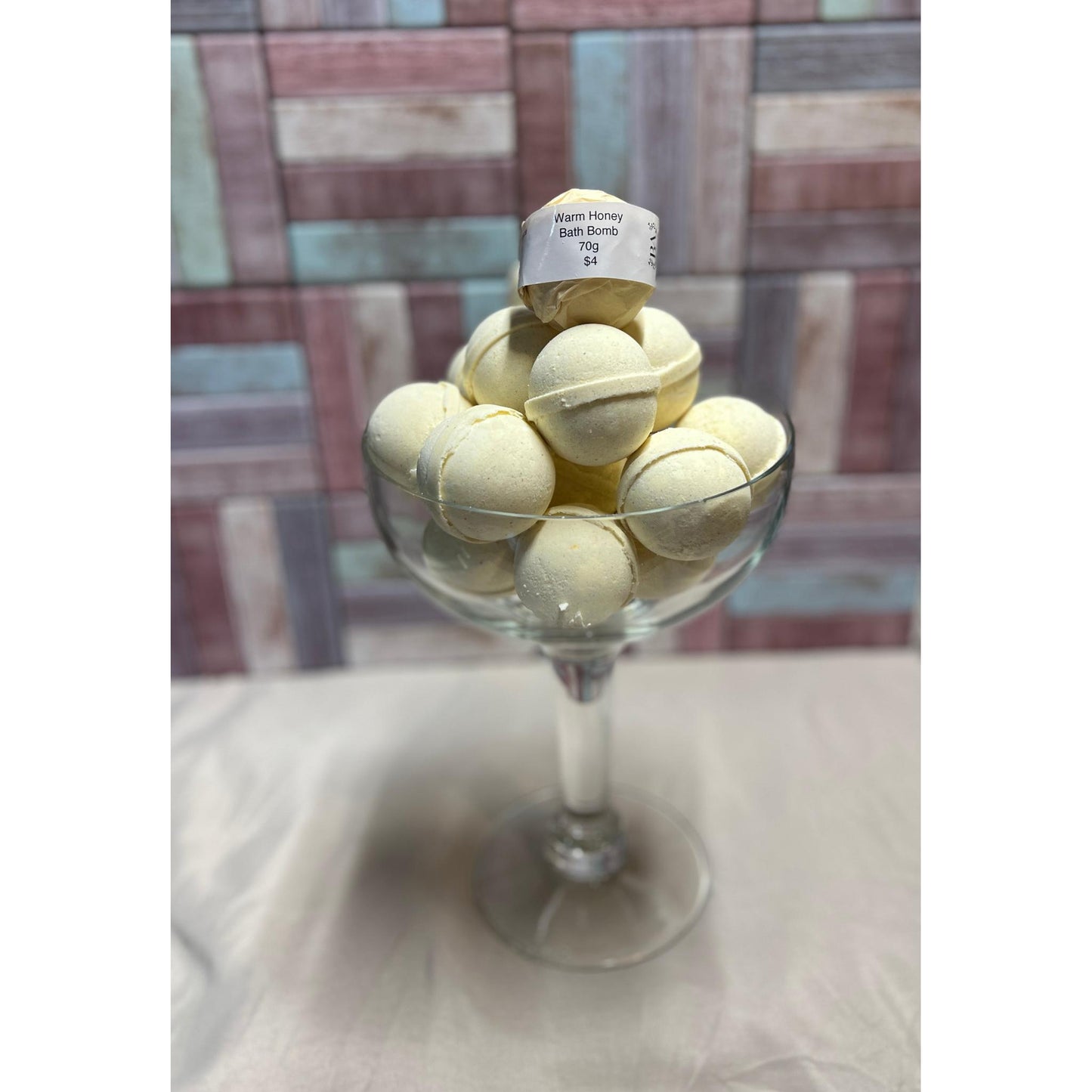 Warm Honey Bath Bombs