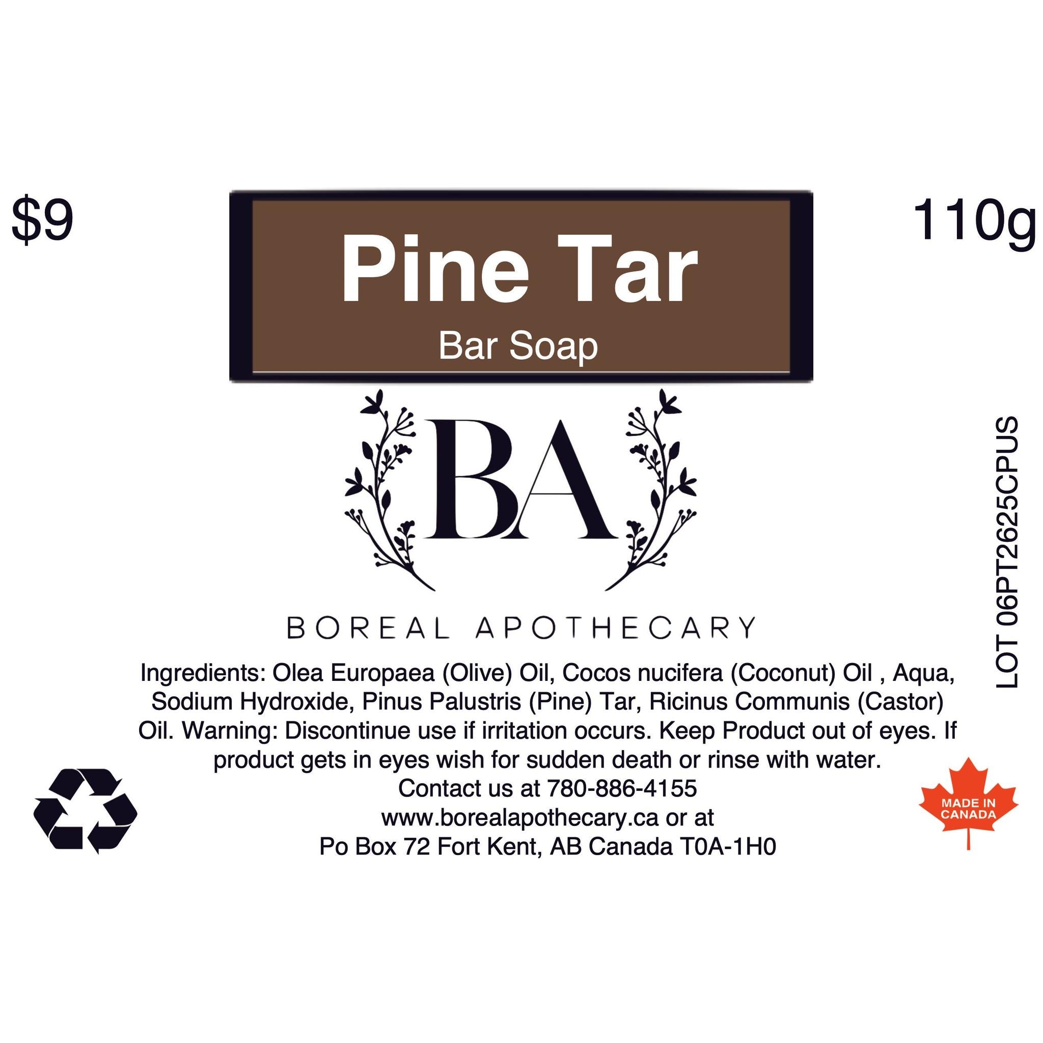 Pine Tar Bar Soap