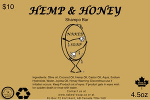 Hemp & Honey Shampoo Bar