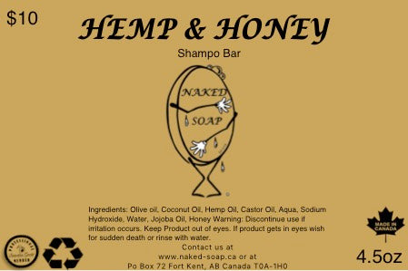 Hemp & Honey Shampoo Bar