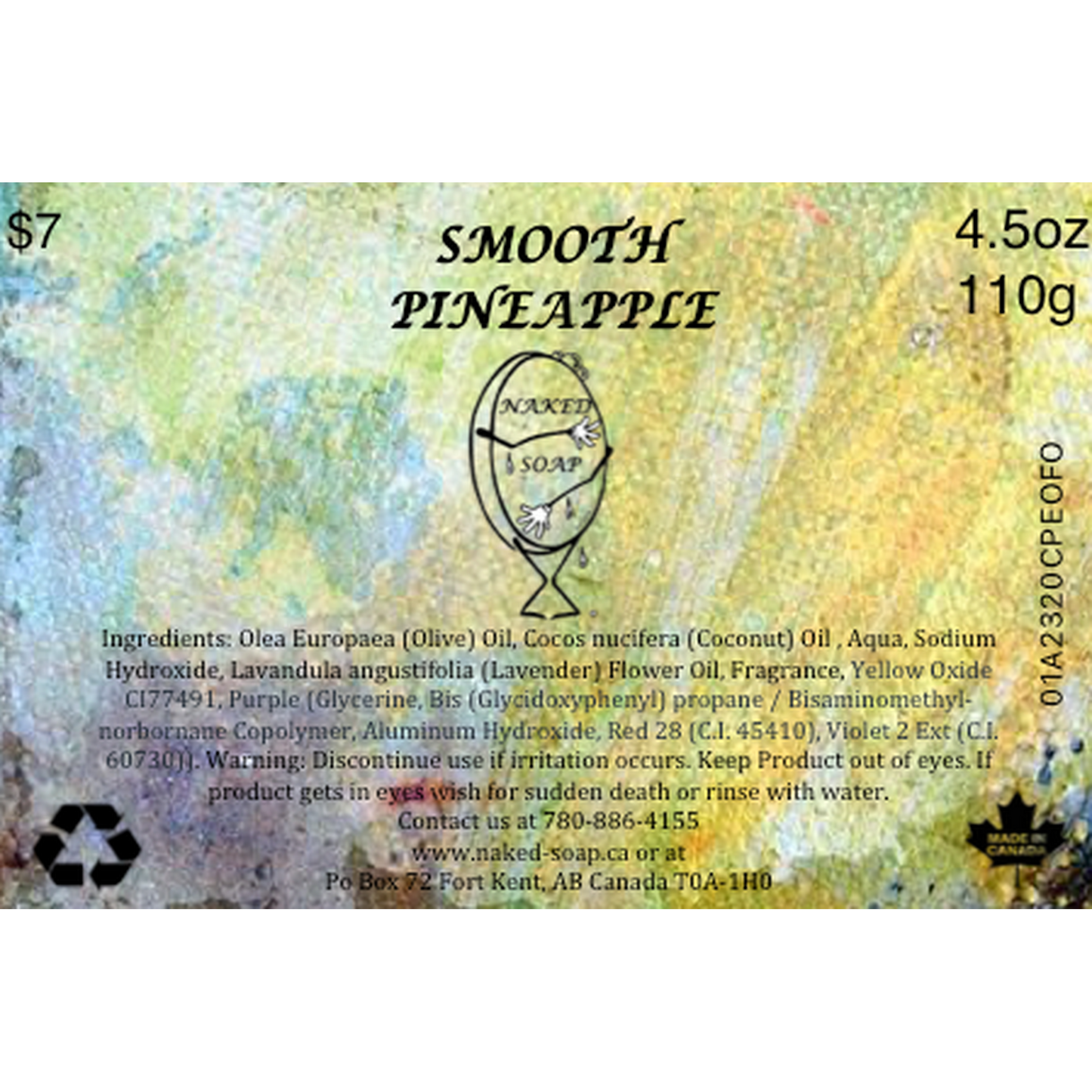 Barre de sel onctueuse à l'ananas