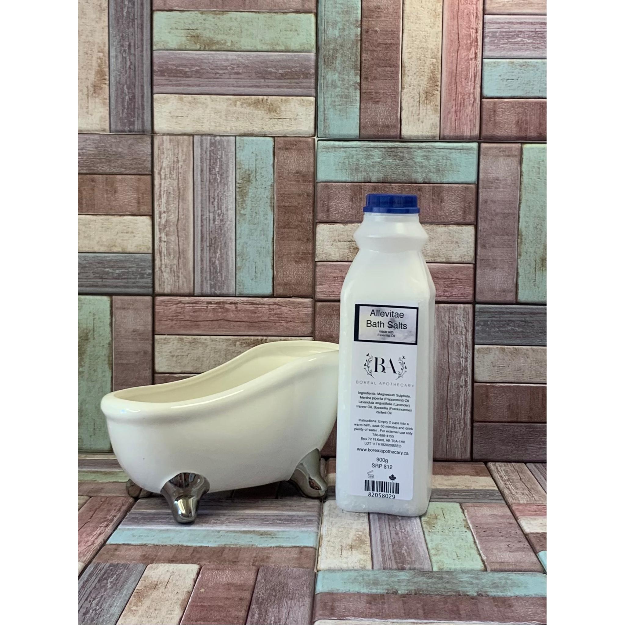 Soulager les sels de bain 