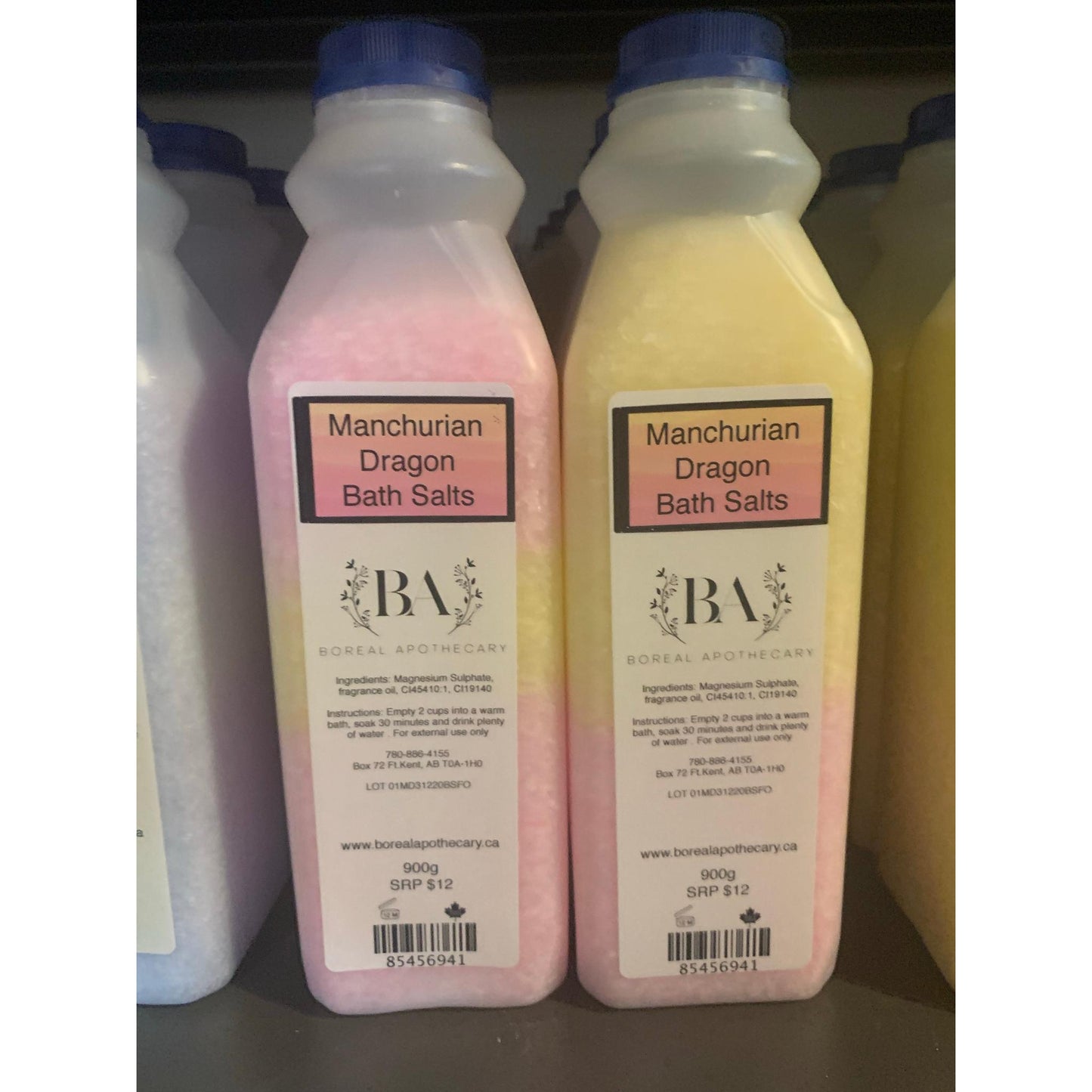 Les sels de bain du dragon de Mandchourie