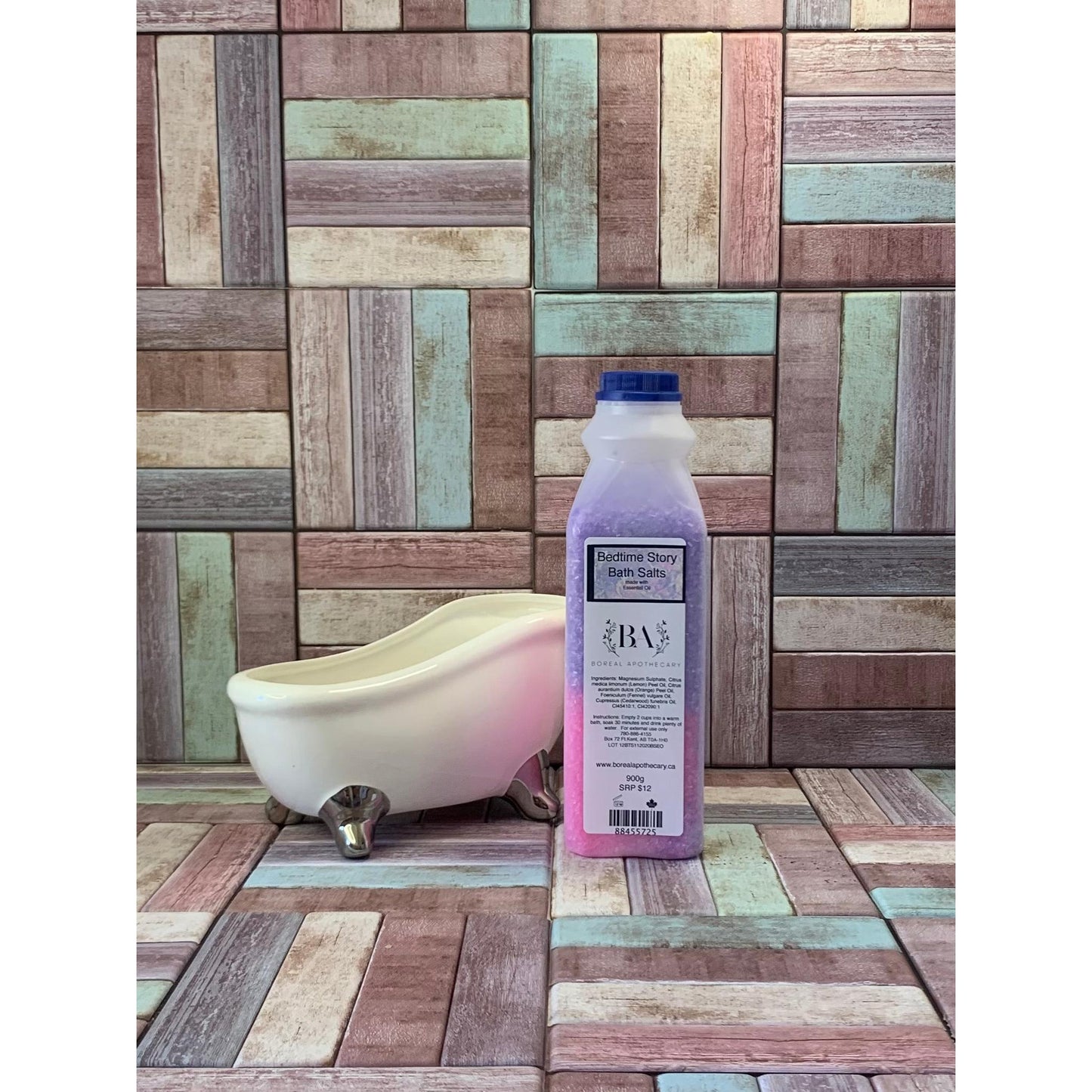 Sels de bain pour l'heure du coucher